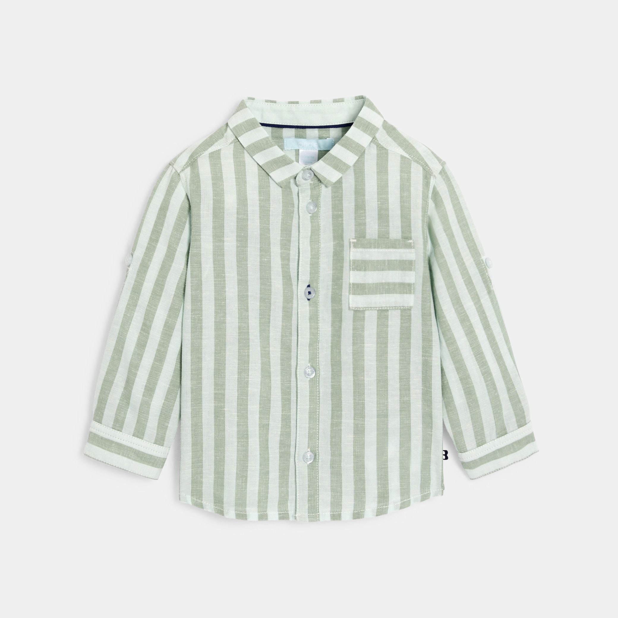 Áo sơ mi cotton kẻ sọc
